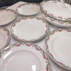 Manufacture Gaston Sailly - Tafelservies (11) - Romantische