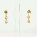 Boucles doreilles - 14 carats Or jaune Diamant (Naturelle), Nieuw