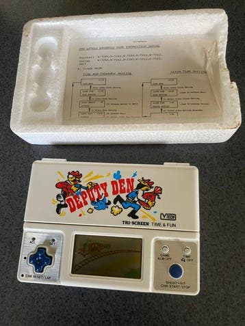 Laser (V-Tech) - Type Game & Watch - TRI-Screen - Deputy Den