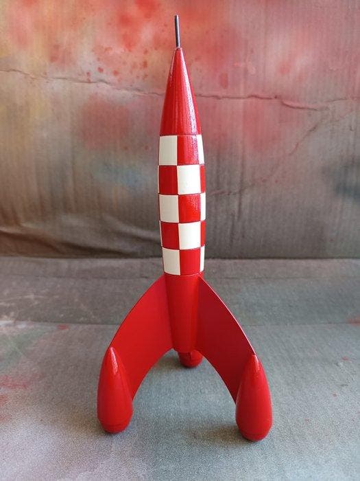 Tintin - 1 Raket Tintin 23cm H05.05 - Aroutcheff - 1986, Boeken, Strips | Comics