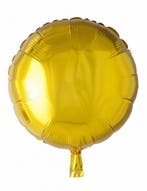 Helium Ballon Rond Goud 46cm leeg, Hobby en Vrije tijd, Feestartikelen, Verzenden, Nieuw