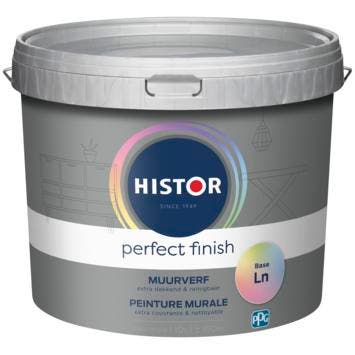 Histor Perfect Finish Muurverf Reinigbaar Matt Wit 10L, Verzenden, Nieuw, Wit