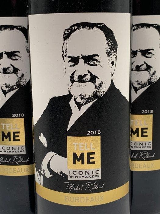 2018 Tell Me Iconic Winemakers Michel Rolland - Bordeaux - 6, Verzamelen, Wijnen