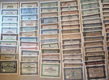 Verzameling van obligaties of aandelen - Aandelen van het