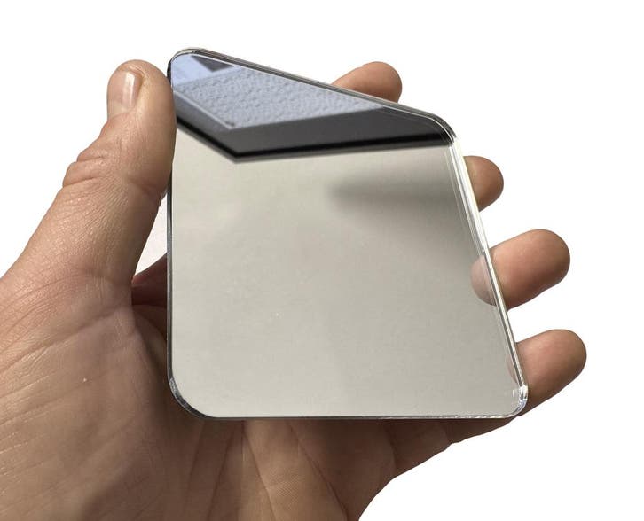 Set van 10 vierkante spiegels (afgeronde hoeken, 3x100x100, Doe-het-zelf en Bouw, Gereedschap | Overige machines, Nieuw, Verzenden