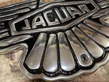 jaguar - Panneau - Aluminium
