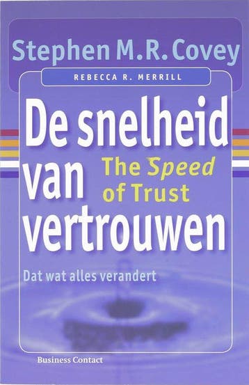 De snelheid van vertrouwen - Stehen M.R. Covey - 97890470008, Verzenden, Nieuw
