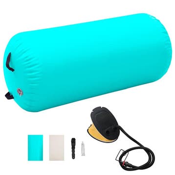 vidaXL Gymnastiekrol met pomp opblaasbaar 120x90 cm PVC, Sport en Fitness, Yoga en Pilates, Verzenden, Nieuw