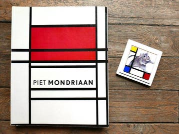 Jos Verheugen - Free after Mondrian, with Mouse (M983, oil