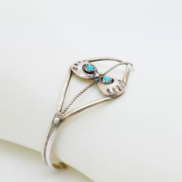 Berenklauw shadowbox armband - Navajo - V.S. (Zonder