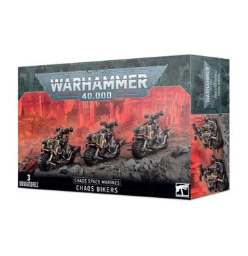 Chaos Space Marines Chaos Bikers (Warhammer 40.000 nieuw), Hobby en Vrije tijd, Ophalen of Verzenden, Nieuw
