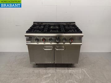 RVS Bon-Line 6 Pitten Fornuis 105 cm GAS Horeca, Ophalen of Verzenden, Nieuw in verpakking