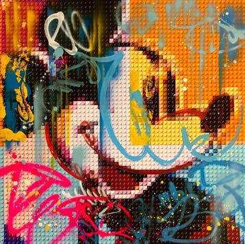 Moabit - Andy Warhol VS Mickey Mouse - Lego