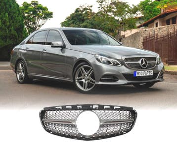 CALANDRE MERCEDES CLASSE E W212 AMG 14-16 LOOK DIAMOND ARGEN, Verzenden