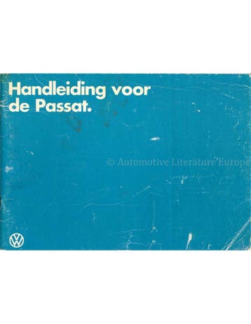 1981 VOLKSWAGEN PASSAT INSTRUCTIEBOEKJE NEDERLANDS