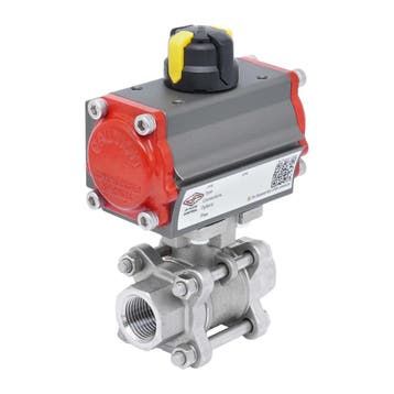 Vanne À Bille Pneumatique G3/8 Acier Inoxydable Fermeture, Verzenden