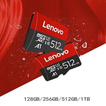 128GB Micro-SD/TF Kaart - SDHC/SDXC - A1 Flash Geheugen, Computers en Software, Harde schijven, Verzenden, Nieuw, Lenovo