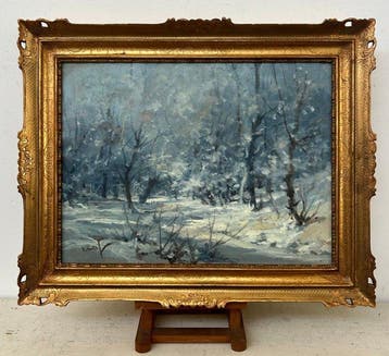 Amedeo Solaro (1881-1956) - Bosco d’inverno