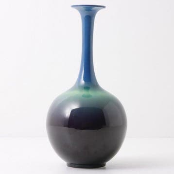 Vaas - Porselein - Japan - Hekimei-Glaze Bloemvaas door