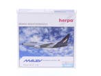 Schaal 1:500 Herpa 505505 Malev Hungarian Airlines Boeing..., Hobby en Vrije tijd, Ophalen of Verzenden, Zo goed als nieuw