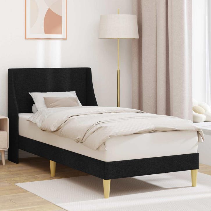 vidaXL Bedframe Effen met hoofdeinde verbindingplaat, Huis en Inrichting, Slaapkamer | Bedden, Nieuw, Verzenden