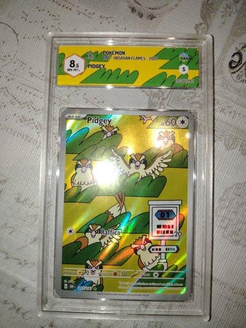Pokémon - 4 Graded card Foil, Illustration complète, Carte, Hobby & Loisirs créatifs