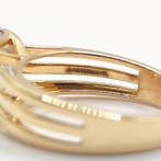 Ring - 14 karaat Geel goud, Witgoud - 6.01ct. tw. Diamant, Nieuw