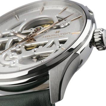 Hamilton - Jazzmaster Skeleton Auto - H42535810 - Homme -, Nieuw