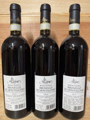 2012 , 2014, 2017 Altesino Montosoli - Brunello di, Nieuw