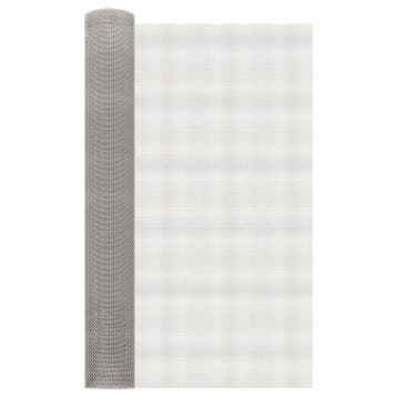 vidaXL Mesh Scherm 80 x 1000 cm 6 Mesh Roestvrij staal 201, Verzenden, Nieuw