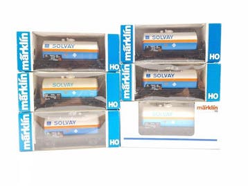 Märklin H0 - 4447 - Modeltrein goederenwagon (6) - 6x