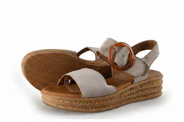 Gabor Sandalen in maat 38½ Beige, Verzenden, Beige, Gabor, Sandalen of Muiltjes
