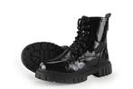 S.oliver Veterboots Meisjes in maat 33 Zwart, Verzenden, Jongen of Meisje, Schoenen, Zo goed als nieuw