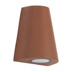 Wandverlichting modern Cone Muurlamp Corten, Jardin & Terrasse, Verzenden