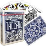 Tally-Ho Fan Blauw Speelkaarten Kaartspel Pokerkaarten, Verzamelen, Verzenden, Nieuw