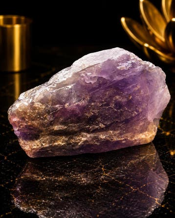 Natural Rough Amethyst Crystal – 62 g – 5.5 cm - purple, Handtassen en Accessoires, Verzenden, Nieuw