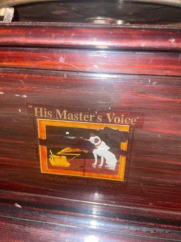 His Masters Voice - Reproduction Gramophone, Antiek en Kunst