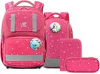 SKYSPER Schooltassenset 5-delig | Retour deal: 41% korting!, Bijoux, Sacs & Beauté, Sacs | Cartables, Verzenden, Rugtas