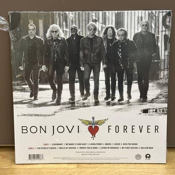 Bon Jovi - Forever - Limited Edition, Blue & Clear Split, Cd's en Dvd's, Nieuw in verpakking