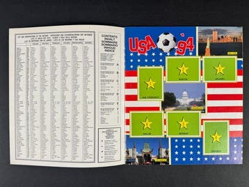 1994 Panini USA 94 World Cup, in edizione Tedesca, con, Nieuw
