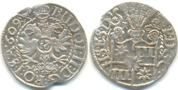 Doppelschilling zu 1/16 taler, daalder 1609 Schleswig Hol..., Verzenden, België