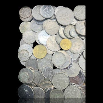 Wereld. Lote de 130 Moedas do Mundo, Vários Países,
