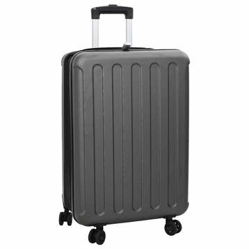 vidaXL Koffer met slot Donkergrijs 43 x 27 x 66 cm ABS, Handtassen en Accessoires, Koffers, Verzenden, Nieuw