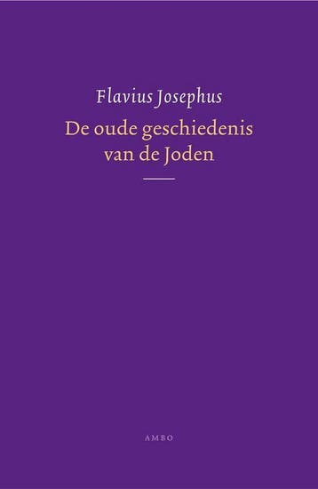 De oude geschiedenis van de Joden 9789026319259, Verzenden, Zo goed als nieuw, Flavius Josephus