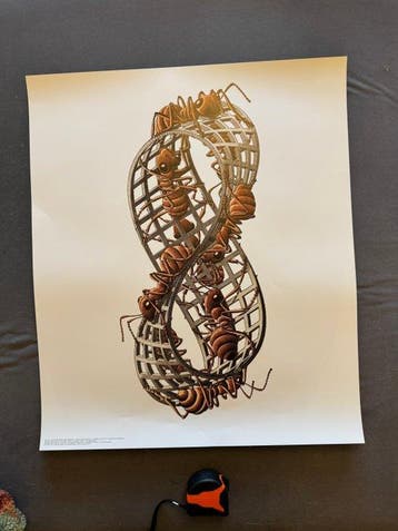 M. C. Escher - baarn Holland - Mobius - Jaren 2000