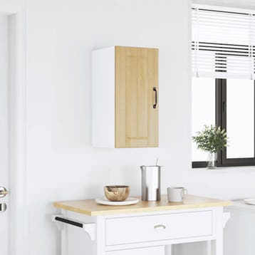 vidaXL Keukenbovenkast Lucca bewerkt hout sonoma, Verzenden, Nieuw