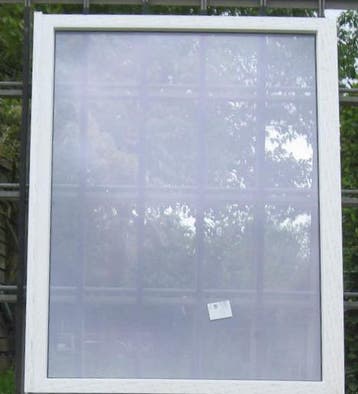 pvc raam , chassis , venster 162 x 213 wit / antraciet 7016, Kunststof, Raamkozijn, Nieuw, Ophalen of Verzenden