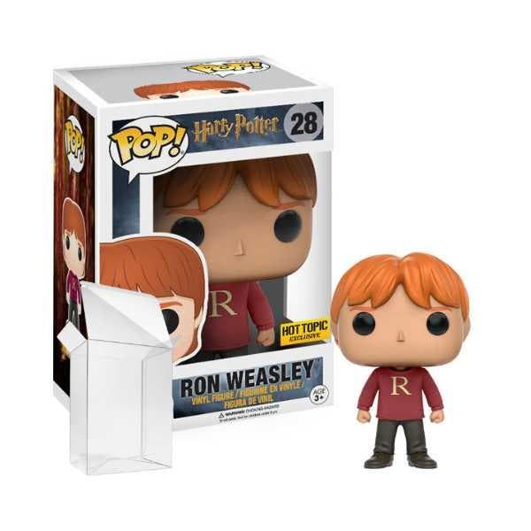 Funko Pop! Harry Potter: Ron in Sweater #28 Hot Topic, Collections, Jouets miniatures, Envoi
