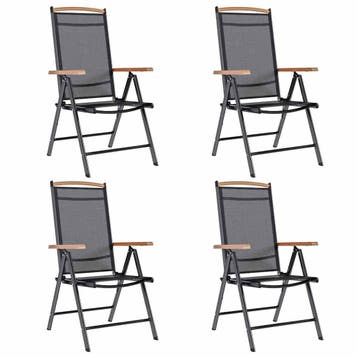 Tuinstoelen 4st | 60% KORTING | Retour deal, Verzenden, Gebruikt, Textileen, Verstelbaar