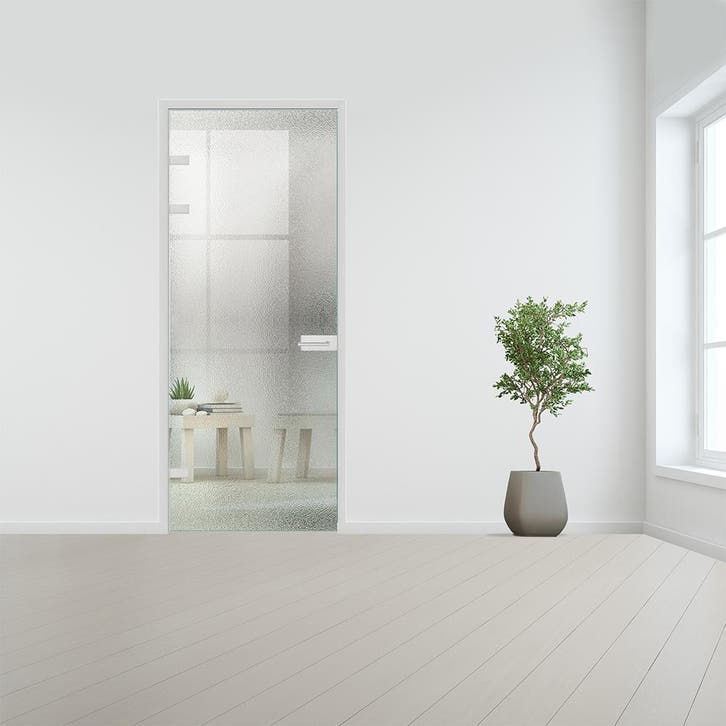 Glazen binnendeur XL voor stomp kozijn aluminium beslag-Link, Doe-het-zelf en Bouw, Glas en Ramen, Nieuw, Verzenden